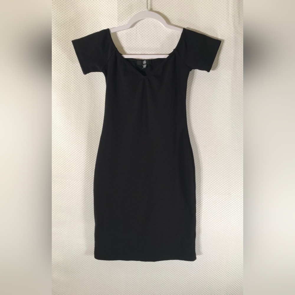 Missguided+ Black Mini Dress